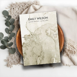 VISITA TARJETA DE VISUALIZACIÓN DE MARBLE NECKLACE DE MAR