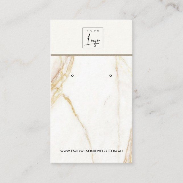 VISITA TARJETA DE VISUALIZACIÓN DE MÁRMOL DE CALACATTA DE (Anverso)