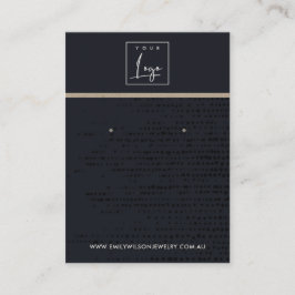 VISITA TARJETA DE VISUALIZACIÓN DE PUNTOS DE BLANCO NEGRO