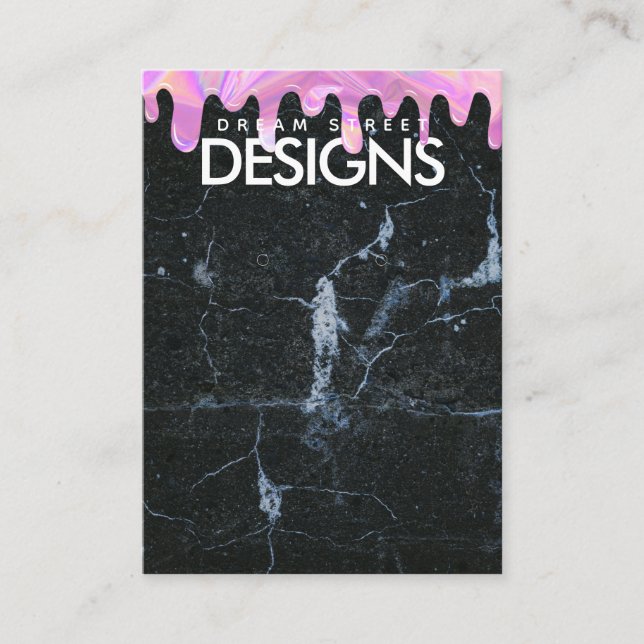 Visita Tarjeta de visualización de rebote de cristal de M (Anverso)