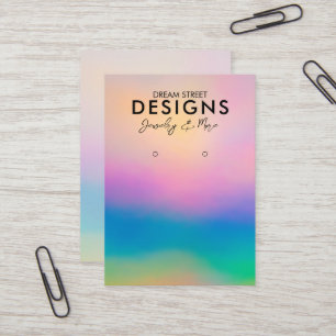 Visita Tarjeta de visualización de repunte de arco iris