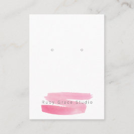 Visita Tarjeta de visualización de repunte rosado Rubor d