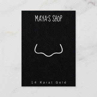 Visita Tarjeta de visualización de tejas de joyería