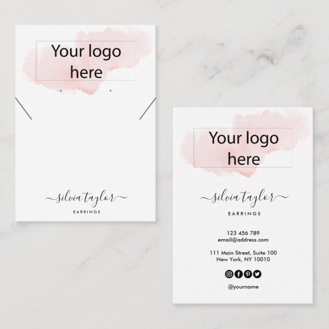 Visita Tarjeta de visualización del anillo de anclaje del (Anverso / Reverso)