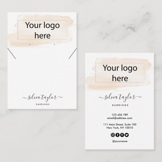 Visita Tarjeta de visualización del anillo de anclaje del (Anverso / Reverso)