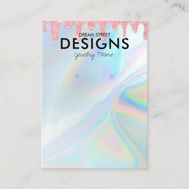 Visita Tarjeta de visualización Holo Drip Holographic Tre (Anverso)