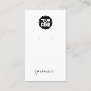 Visita Tarjeta de visualización mínima para el logotipo
