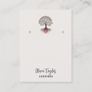 Visita Tarjeta de visualización orgánica del árbol espiri