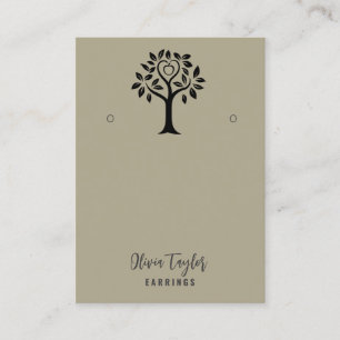 Visita Tarjeta de visualización orgánica del árbol espiri