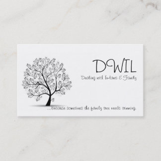Visita Tarjeta del árbol de familia DWIL