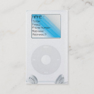 Visita Tarjeta del buissness de IPod