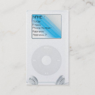 Visita Tarjeta del buissness de IPod