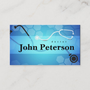 Visita Tarjeta del cardiólogo del médico de cabecera de