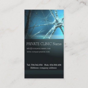 Visita Tarjeta del cuerpo humano del médico de la clíni