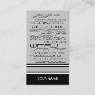 Visita Tarjeta del negocio de representación del VIAJE