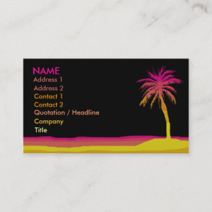 Visita Tarjeta del negocio/del perfil de la playa