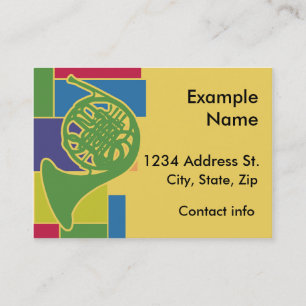 Visita Tarjeta del perfil de Colorblocks de la trompa