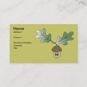 Visita Tarjeta del perfil de la bellota