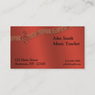 Visita Tarjeta del perfil de la música