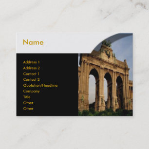 Visita Tarjeta del perfil de la puerta de Brandenburger