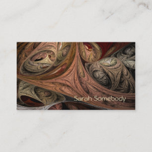 Visita Tarjeta del perfil del fractal de la torsión de l