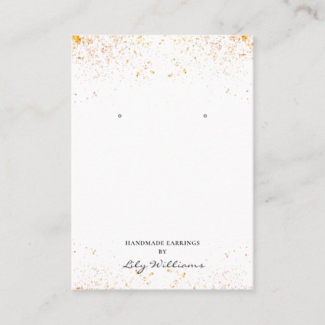 Visita Tarjeta del soporte de la pantalla de anclaje flor (Anverso)