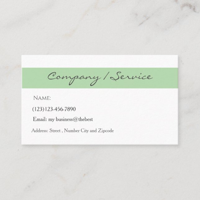 Visita tarjeta editable de servicios de camping (Anverso)