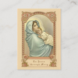 Visita Tarjeta expresa del rezo de la novena del Virgen