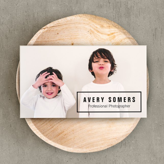 Visita Tarjeta fotográfica de fotógrafo profesional (Subido por el creador)