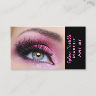 Visita Tarjeta larga del artista del eyemakeup de los