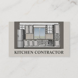 Visita Tarjeta marrón de carperntería de contratista de c