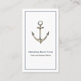 Visita Tarjeta náutica de acuarela de antaño