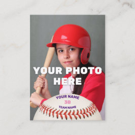 Visita Tarjeta personal de béisbol (estadísticas personal