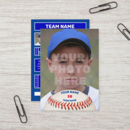 Visita Tarjeta personal de béisbol (estadísticas personal