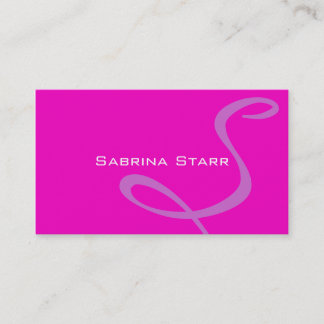 Visita Tarjeta personalizada con monograma de las rosas