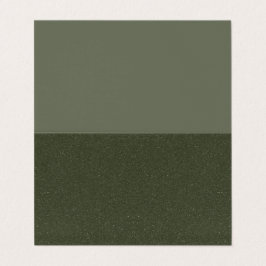 Visita Tarjeta plegada verde de dos tonos Moss - Personal