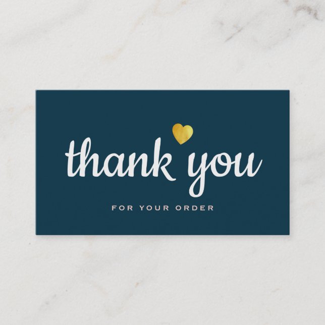 Visita tarjeta profesional azul gracias a su tarjeta de v (Anverso)