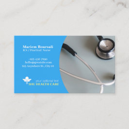 Visita tarjeta profesional de enfermería