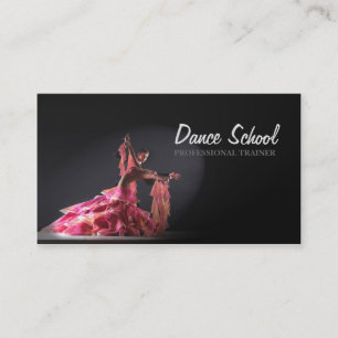 Visita Tarjeta profesional de la escuela de danza del