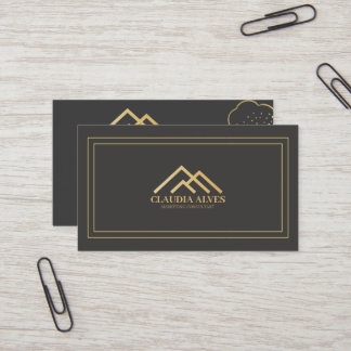 Visita Tarjeta profesional de negocios moderna | GOLD BAL