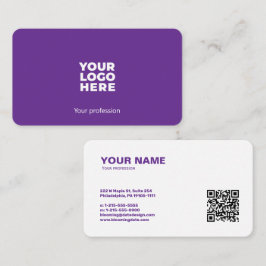 Visita Tarjeta profesional de negocios moderna para empre