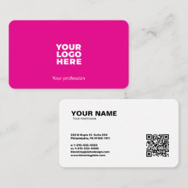 Visita Tarjeta profesional de negocios moderna para empre