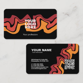 Visita Tarjeta profesional de negocios moderna para empre