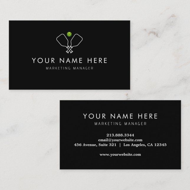 Visita tarjeta profesional de presentación (Anverso / Reverso)