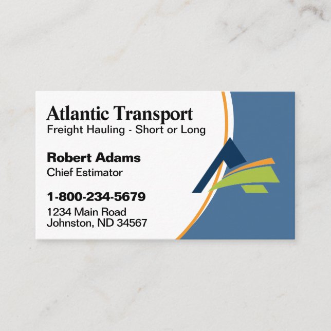 Visita Tarjeta profesional de presentación con logotipo (Anverso)