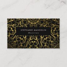 Tarjeta profesional de Relieve metalizado profesio