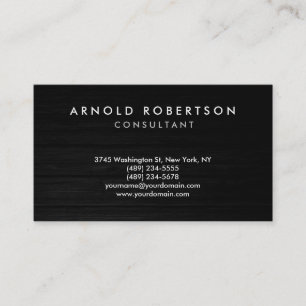 Visita Tarjeta profesional de Wood Plain Gray