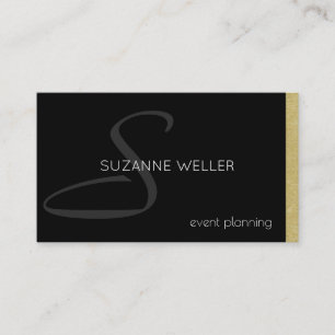 Visita tarjeta profesional para planificadores de eventos