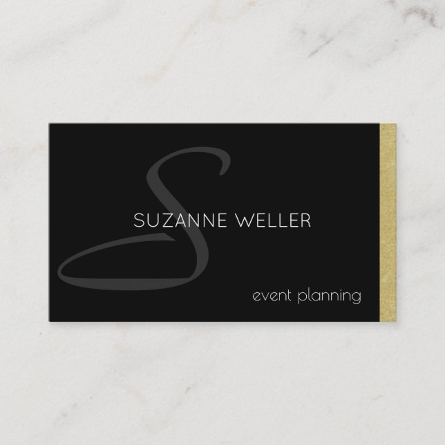 Visita tarjeta profesional para planificadores de eventos (Anverso)