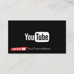 Visita Tarjeta publicitaria de canal